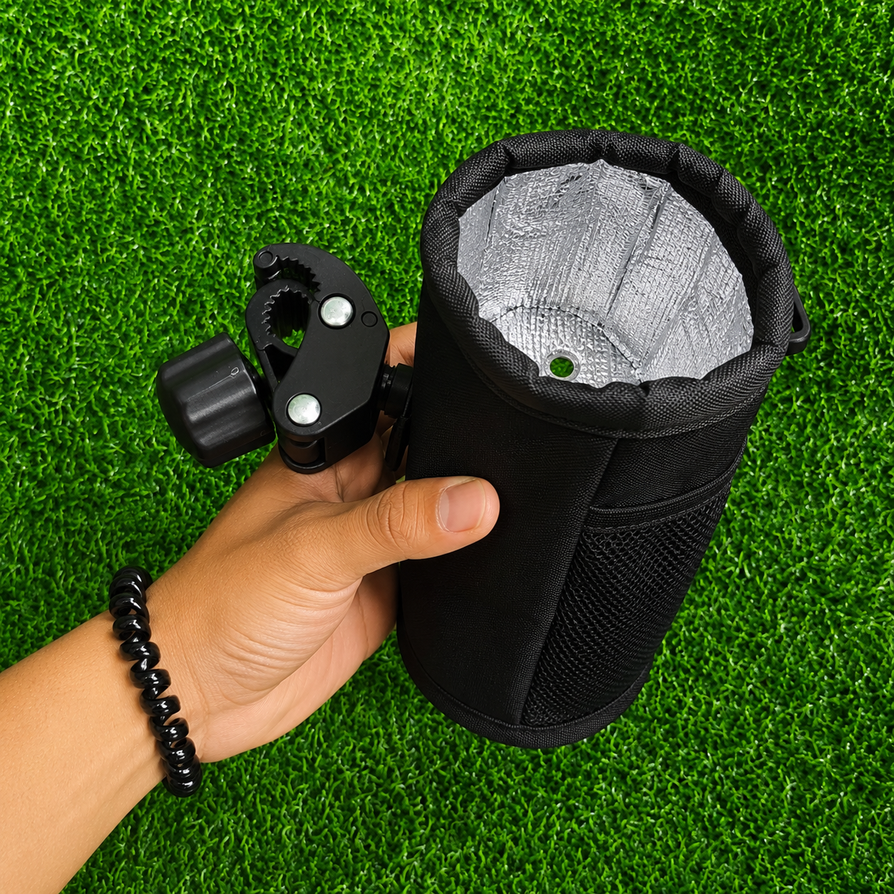 Portabotellas Universal Para Moto Y Bicicleta – Soporte Térmico Ajustable Con Fijación Al Manillar
