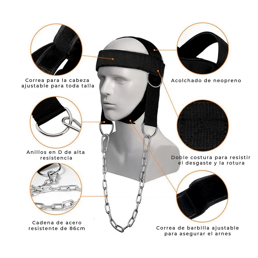 Arnés para Entrenamiento de Cuello – Resistencia y Fortalecimiento Muscular