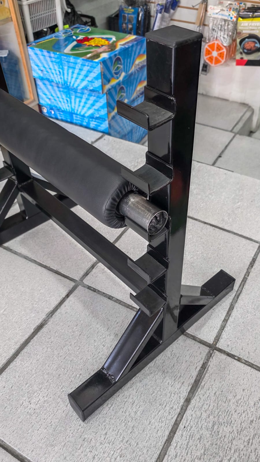 Banco Para Sentadilla Búlgara Metálico – Soporte Estándar Fijo Para Ejercicios De Pierna En Casa O Gimnasio