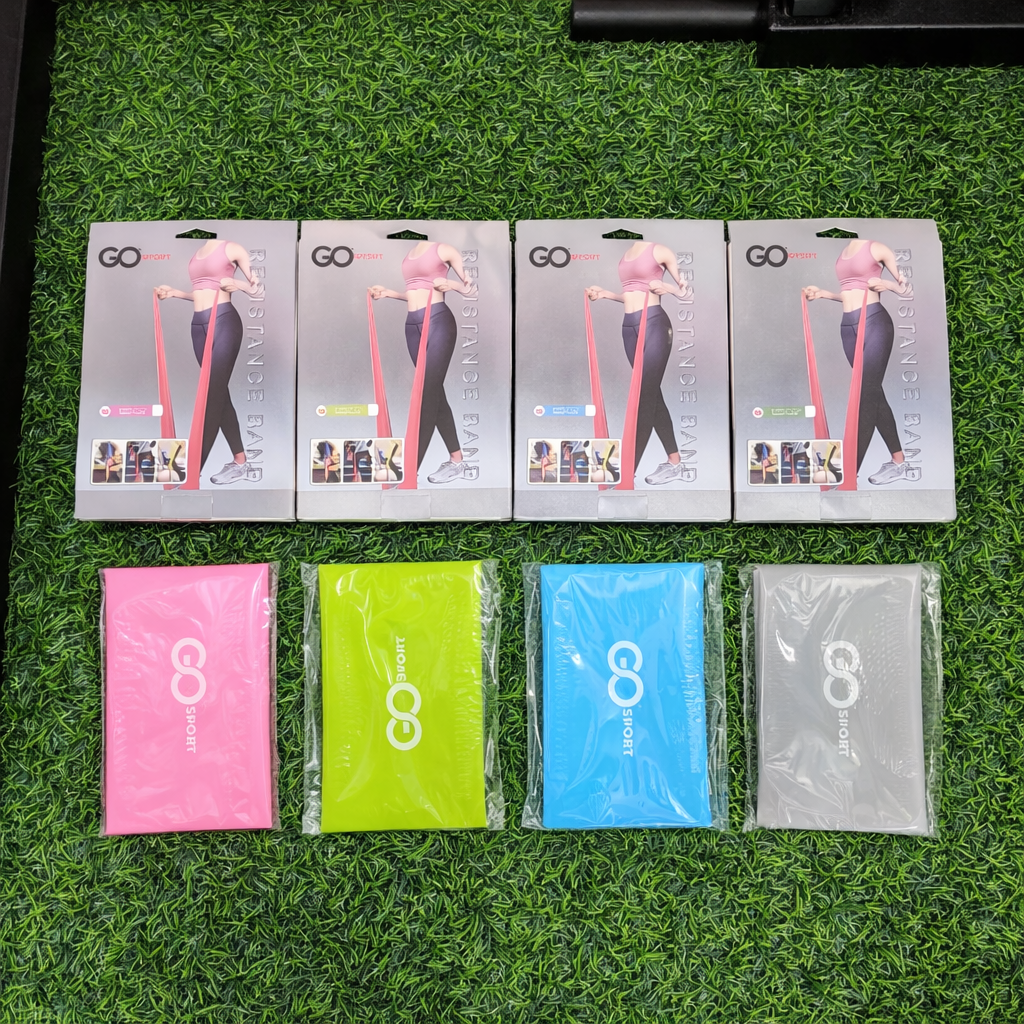 Bandas Elásticas TheraBand Resistentes – Liga Latex Set de 4 Unidades Ejercicio