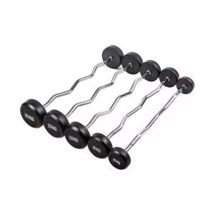 Barra Z Encauchada – Peso Fijo para Ejercicio de Fuerza