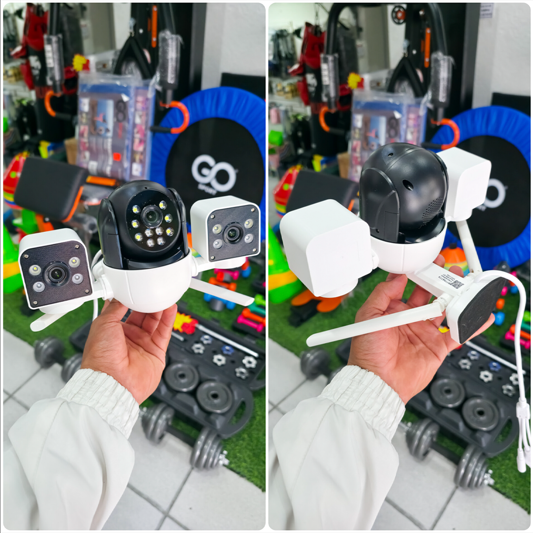 Cámara De Seguridad 3MP Wifi Para Exterior – Impermeable, Visión Nocturna Y Audio Bidireccional