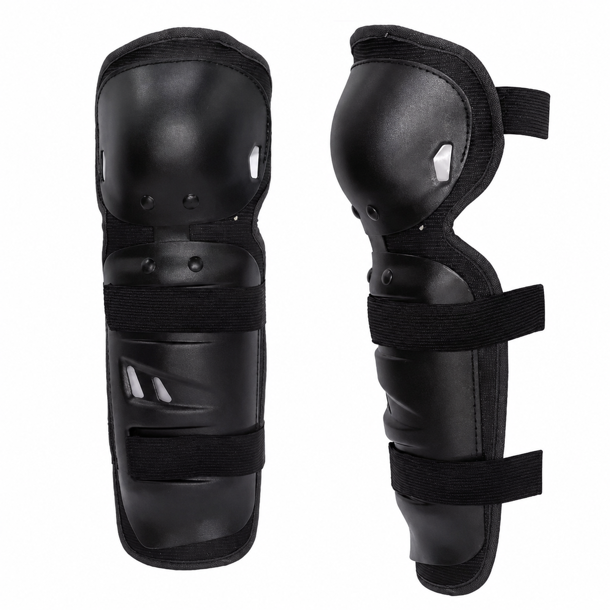 Kit De Protección Motocross Y Off-Road Con Rodilleras Y Coderas Reforzadas – Carcasa Rígida Para Moto Bici Y ATV