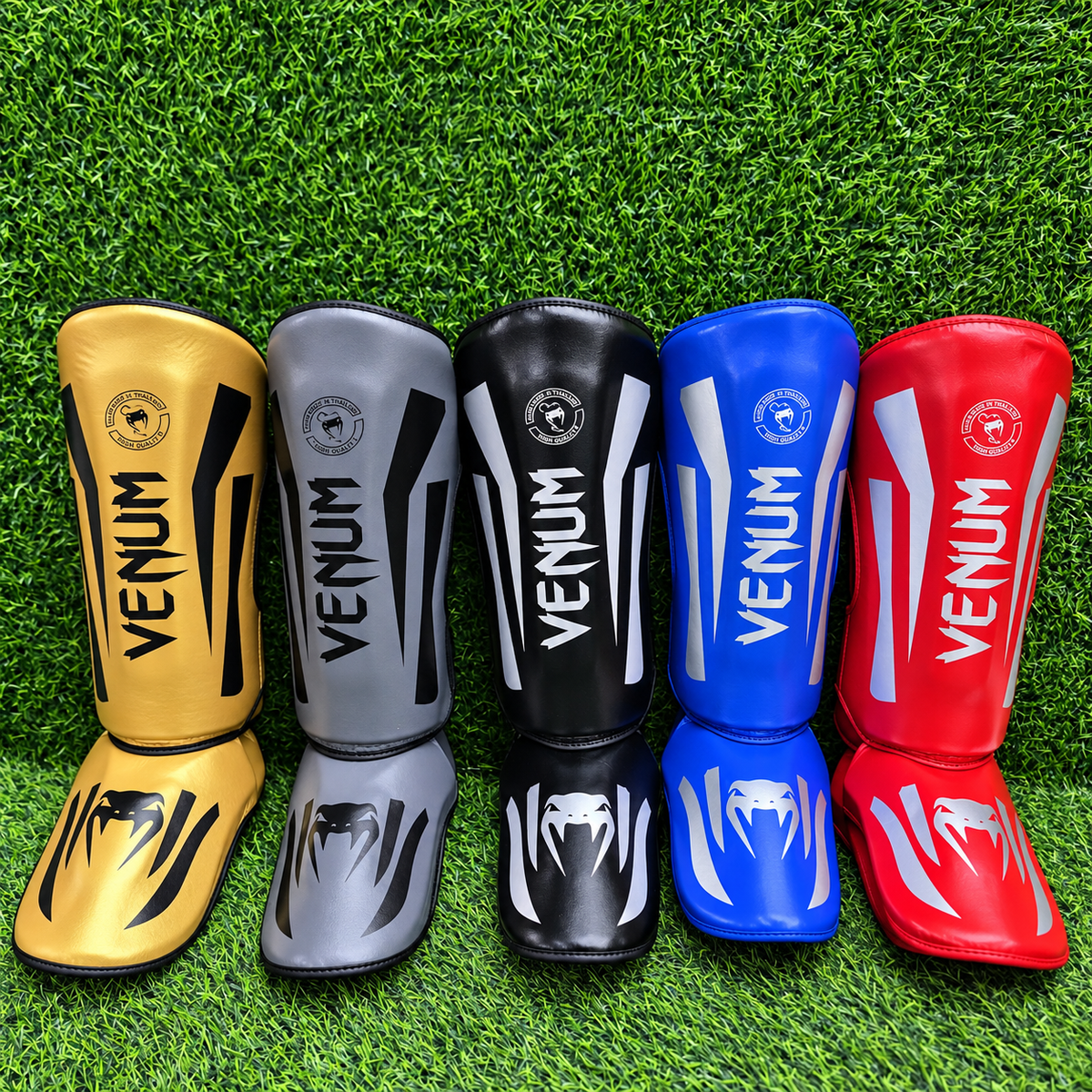Espinilleras Venum Con Protección De Empeine – Protectores Acolchados Para Muay Thai, MMA Y Kickboxing