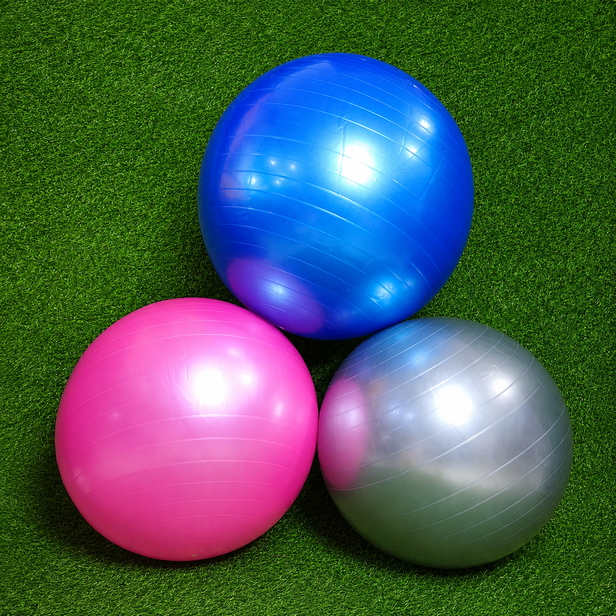 Pelota De Yoga Pilates 55cm – Balón Inflable Antideslizante Con Inflador Para Fitness Y Rehabilitación