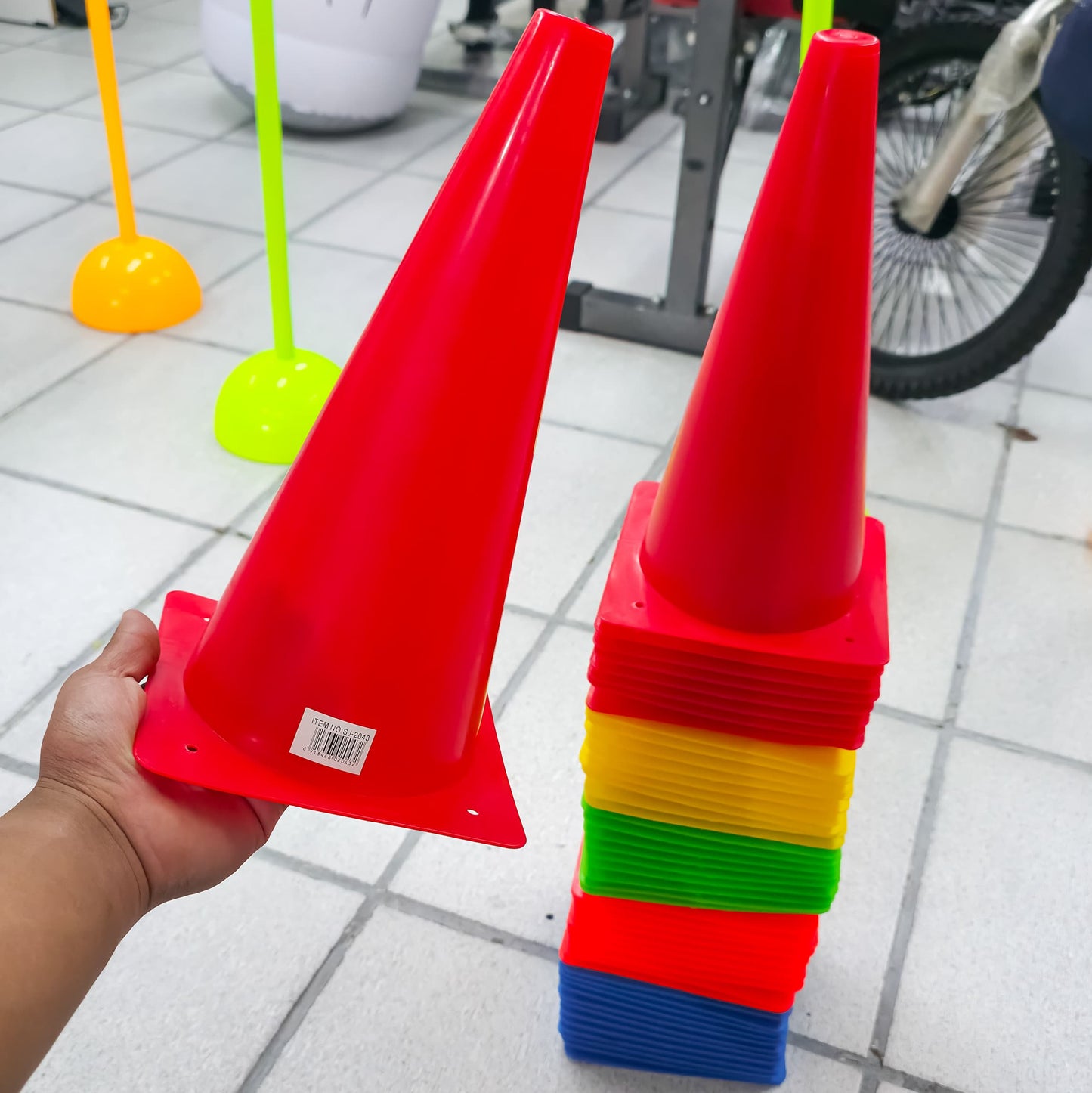 Cono Deportivo De 32cm – Para Entrenamiento De Agilidad, Coordinación Y Educación Física En Interior O Exterior