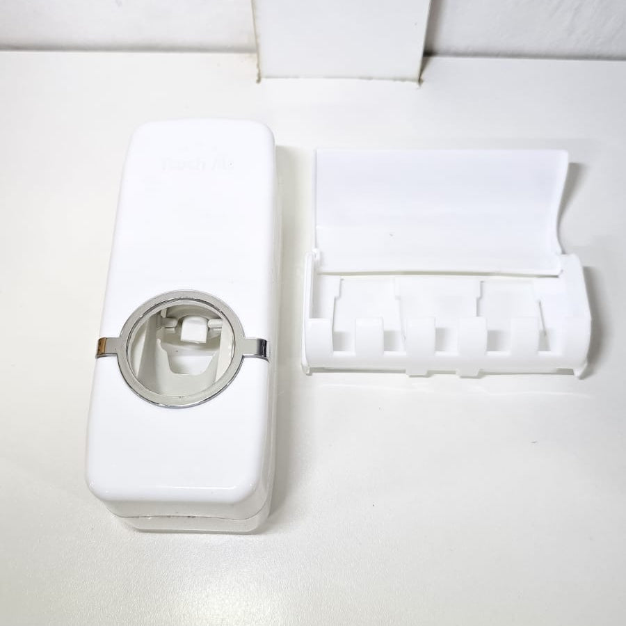 Dispensador Automático De Pasta Dental Con Soporte – Ahorra Espacio Y Mantén Todo Organizado