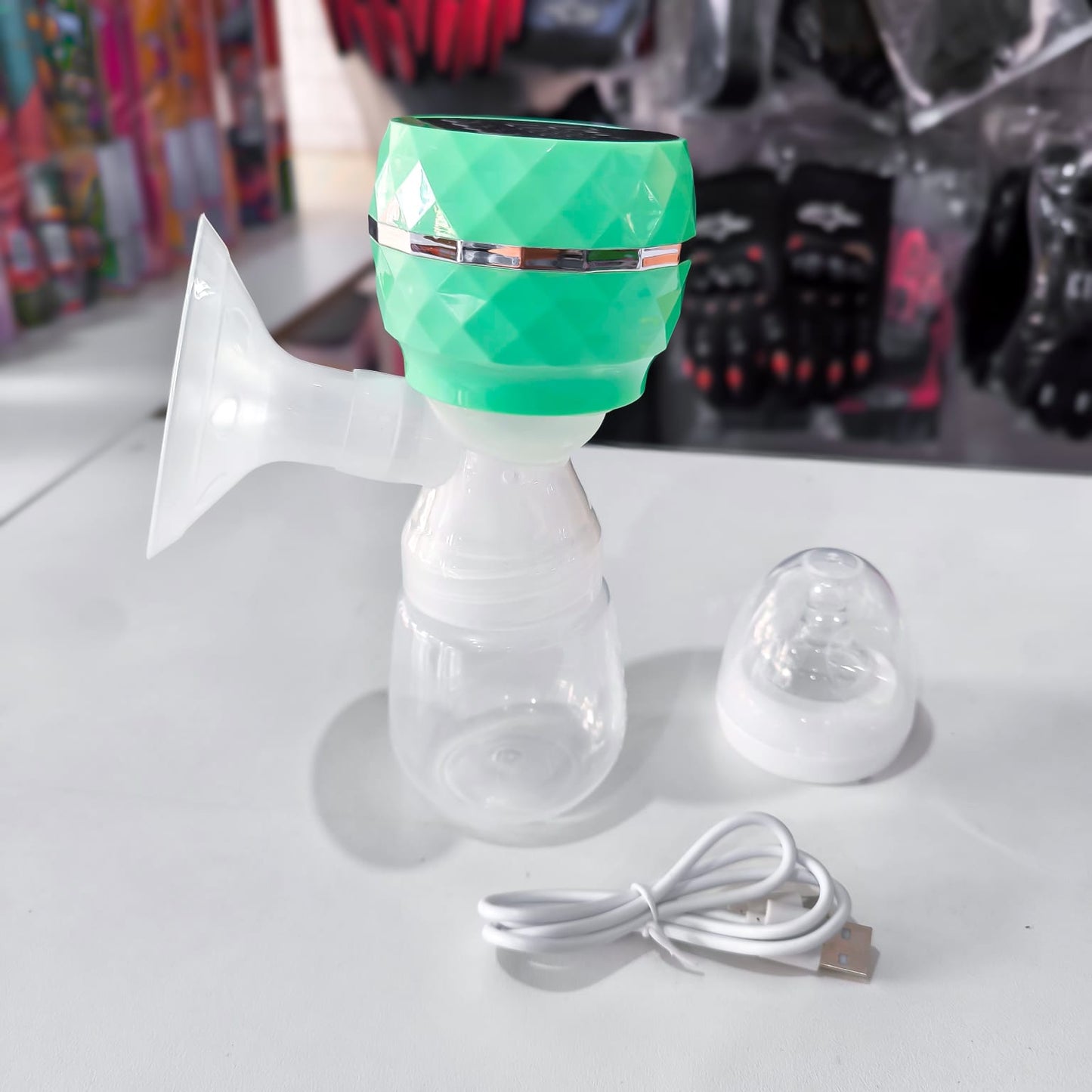 Extractor De Leche Materna Eléctrico Portátil – Pantalla Táctil LED, 180ml, 3 Modos Y Batería Recargable