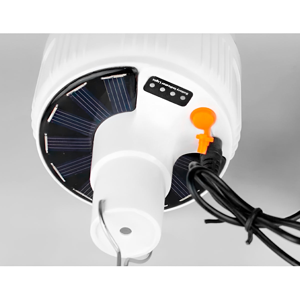 Foco Colgante Solar Led Recargable – Lámpara Portátil Para Camping, Emergencias O Exterior