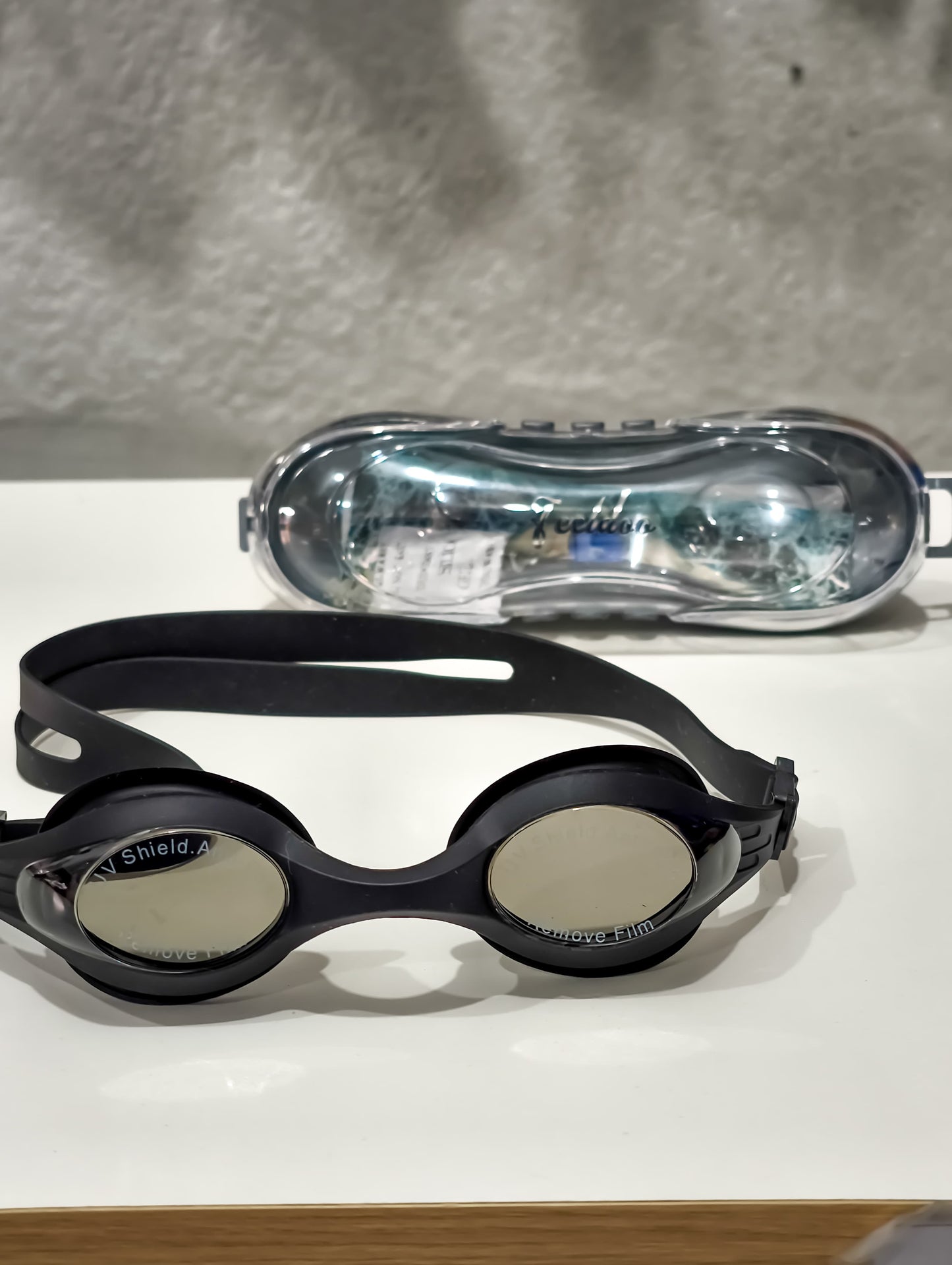 Gafas De Natación Deportivas Con Estuche – Diseño Clásico Feeldo Para Adultos