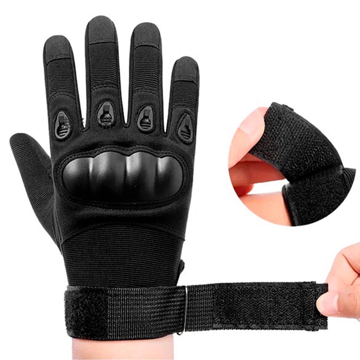 Guantes Tácticos Oakley Dedo Completo Protector Nudillos – Refuerzo Rígido, Antideslizantes Y Cierre Ajustable Para Uso Militar O Deportivo