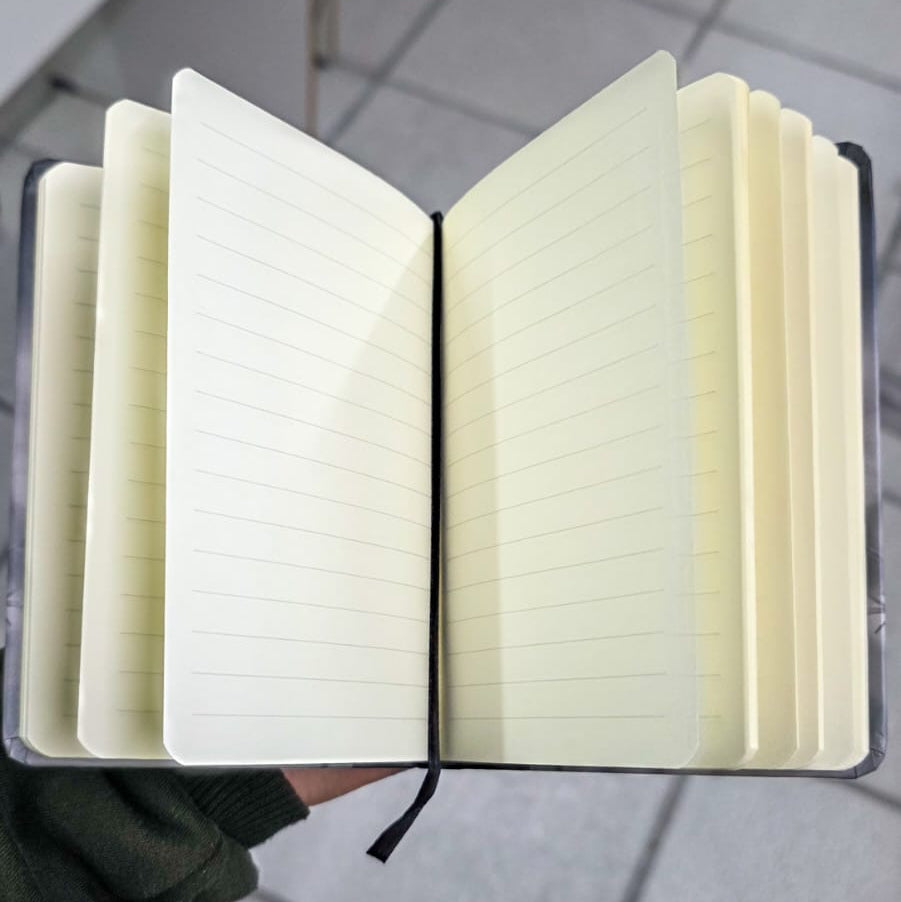 Libreta 96 Hojas Pasta Dura Con Cinta Separadora – Diseño Compacto Ideal Para Oficina, Estudio O Uso Personal