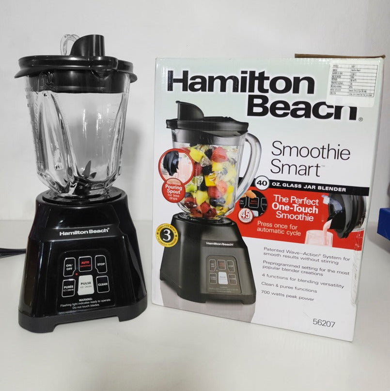 Licuadora Hamilton Beach 56207 700W – Tritura Hielo Con Jarra De Vidrio Y Función AutoSmoothie