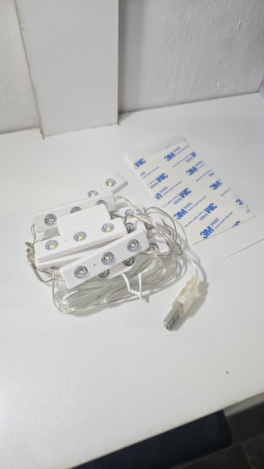 Luces LED Para Espejo Tocador 3.45M – Iluminación Blanca Con Control Táctil Y Brillo Ajustable Para Maquillaje Y Decoración