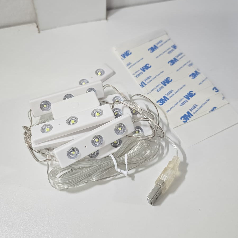 Luces LED Para Espejo De Tocador 3.45 M – Tira USB Con Control Táctil Y Brillo Ajustable Para Maquillaje