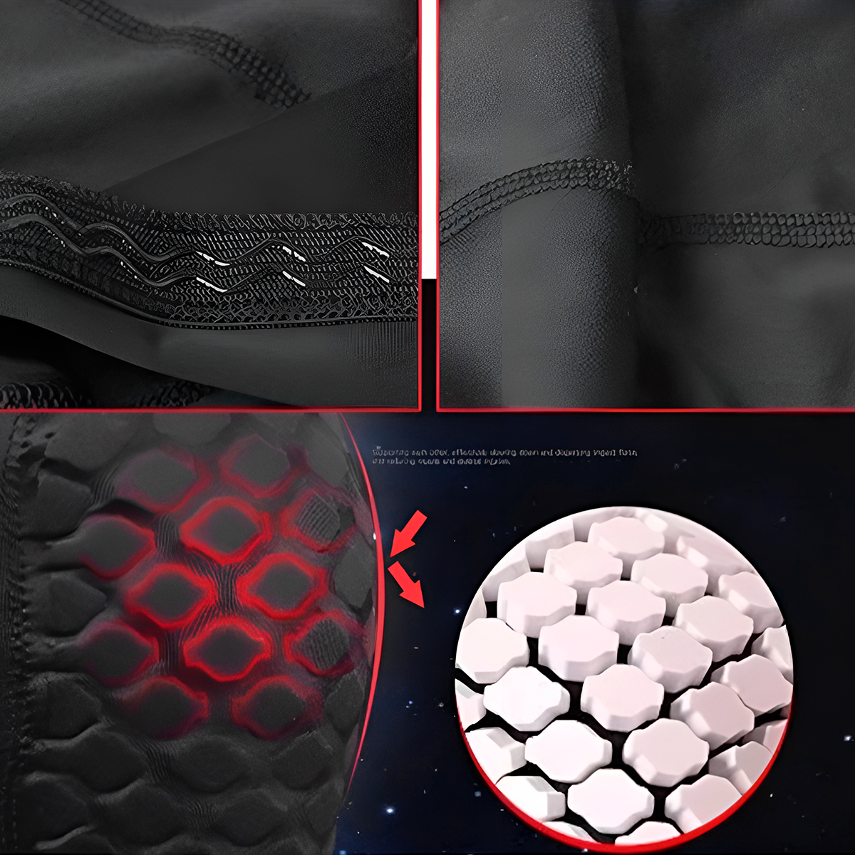 Manga Codera Acolchada De Compresión – Elástica, Ajustable Y Antigolpes Para Deporte