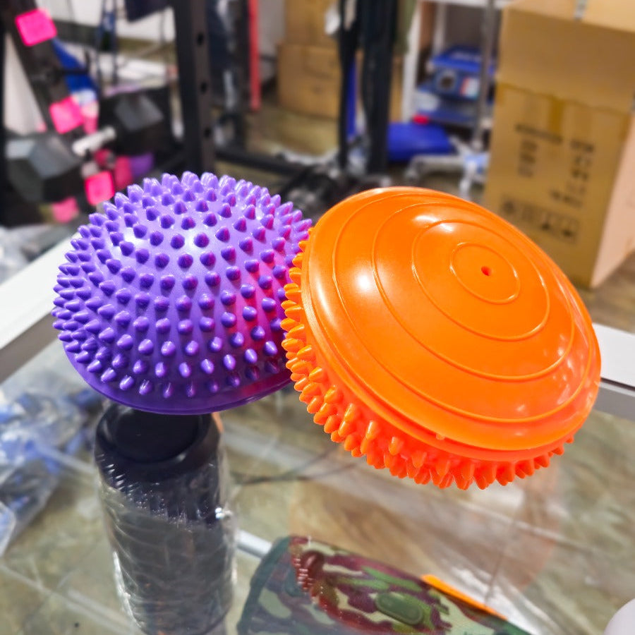 Mini Bosu Semiesfera De Equilibrio – Esfera Kinesiológica De PVC Con Puntos De Masaje Y Propiocepción