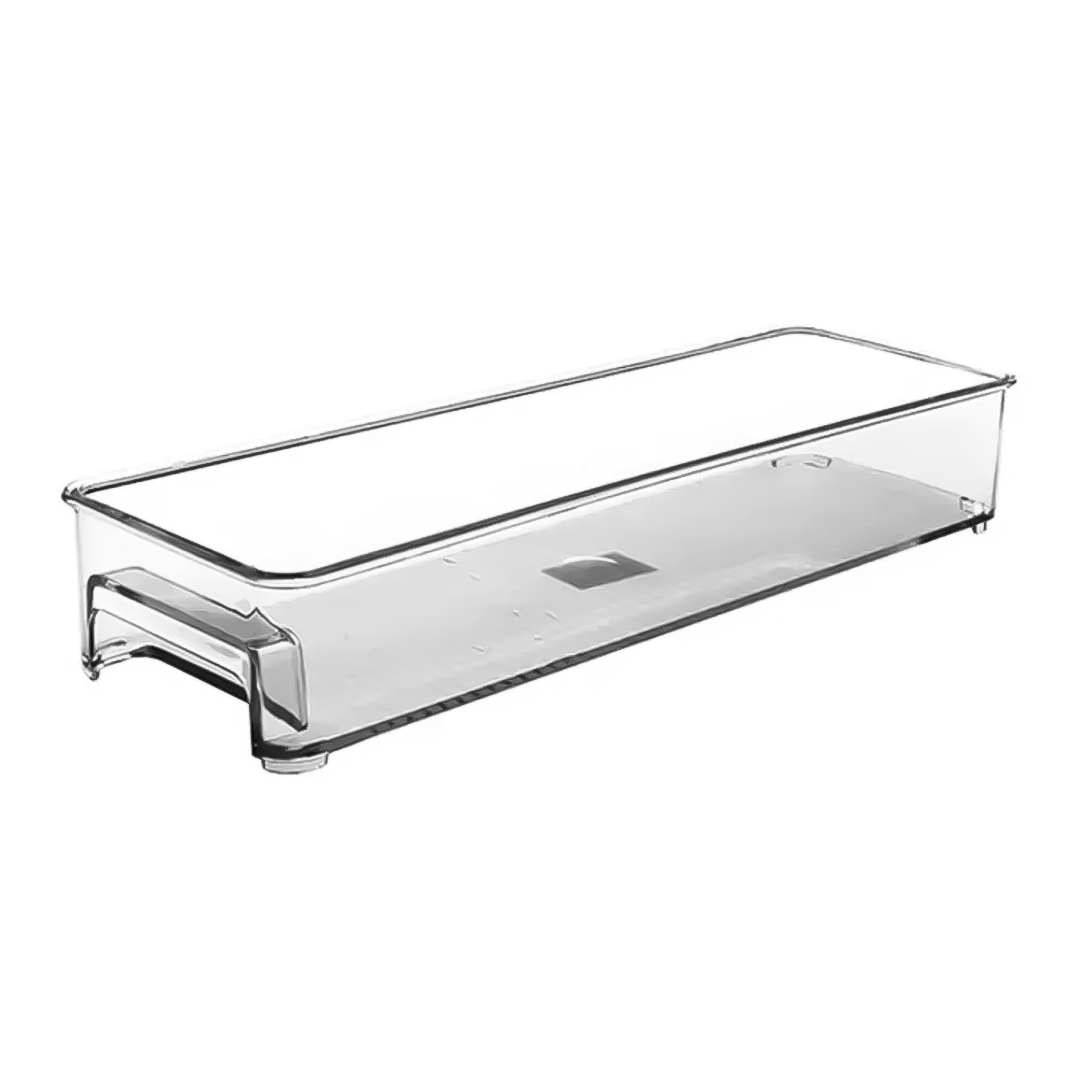 Contenedor Alimentos Hermético Plástico Refrigerador – Organizador Transparente Apilable Bajo Para Cocina Y Despensa