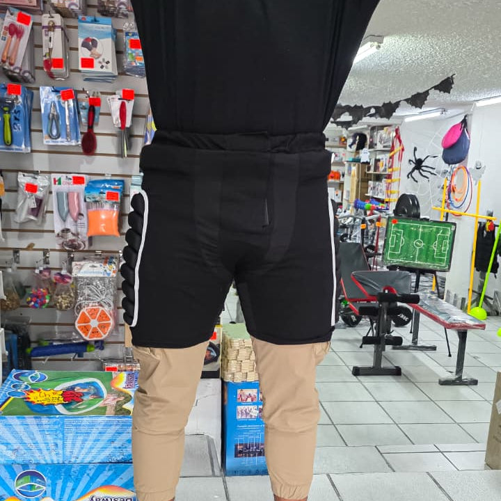 Pantaloneta Acolchada Protectora – Short De Cadera Y Coxis Para Patinaje, Skate Y Snowboard