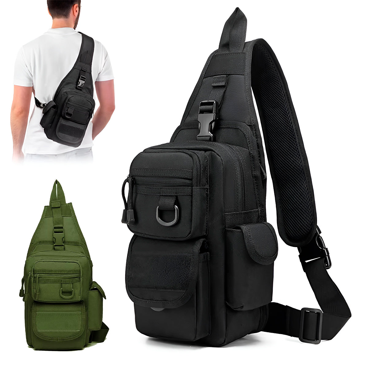 Pechera Táctica Pistolera – Canguro Militar Multiuso Deportivo