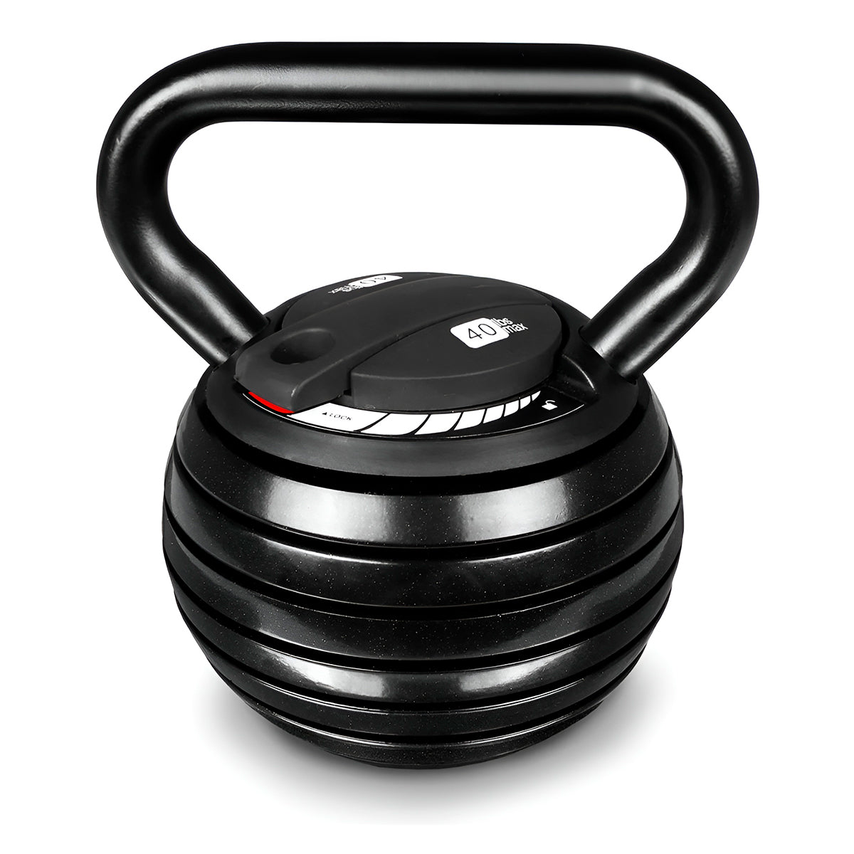 Kettlebell Regulable 40 lbs – Pesa Rusa de Hierro para Gym