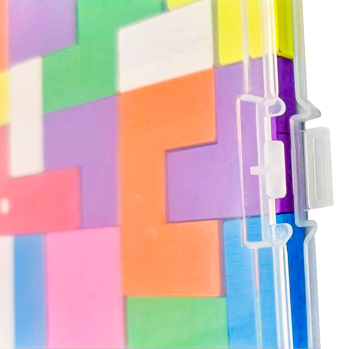 Rompecabezas Tetris De Madera Para Niños – Juego De 13 Piezas De Colores Para Coordinación Y Lógica