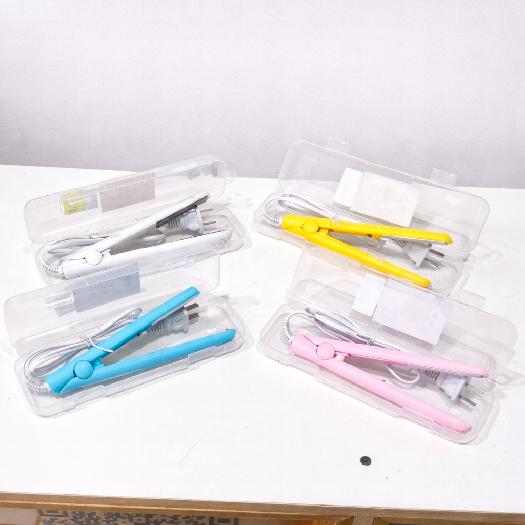Mini Plancha Alisadora De Cabello Portátil – Placas De Cerámica Y Calor Rápido Para Viajes Y Flequillo