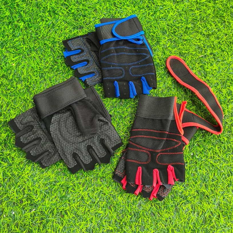Guantes Transpirables Gym Bicicleta Crossfit – Agarre Seguro Y Ajuste Elástico Con Almohadilla En La Palma