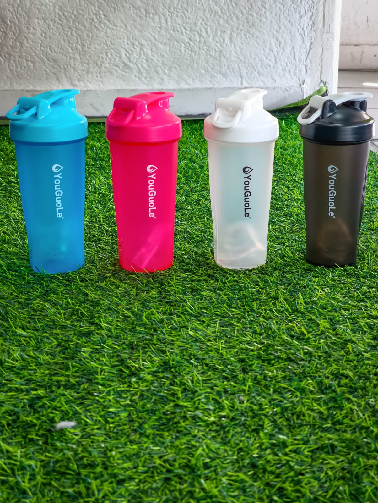 Shaker Deportivo YOUGUOLE – Vaso Mezclador Para Suplementos Con Tapa Hermética Y Diseño Antiderrame
