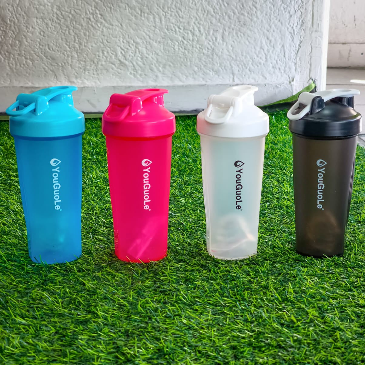 Shaker Deportivo 700ml – Vaso Mezclador Para Proteína Con Esfera Y Tapa Antiderrame