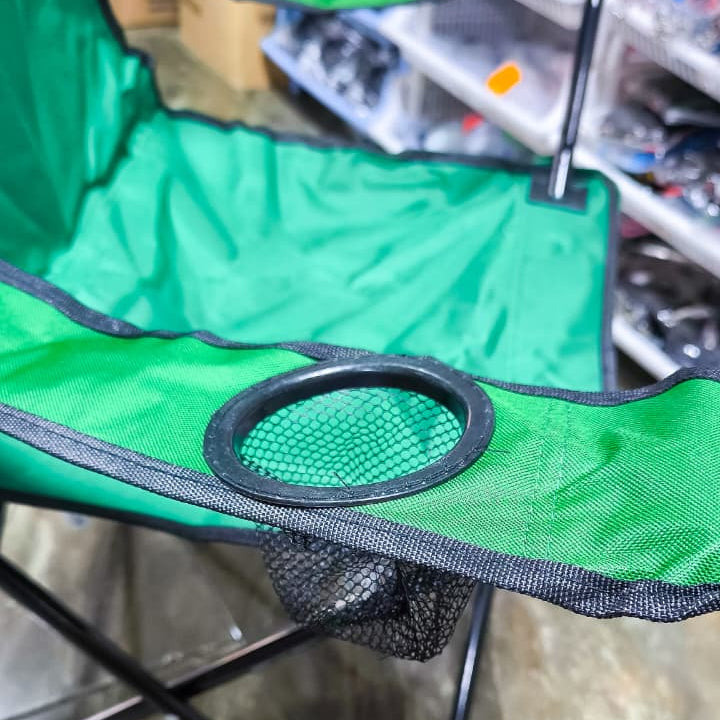 Silla Plegable De Camping Con Portavasos Y Bolso – Portátil Para Exteriores Y Playa