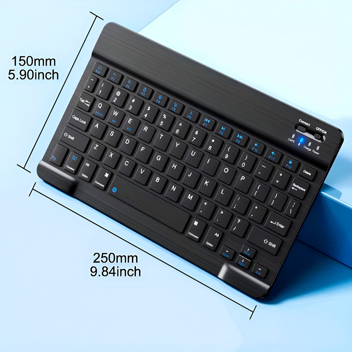 Teclado Bluetooth Recargable Portátil – Compatible Con Celulares, Tablets Y Laptops