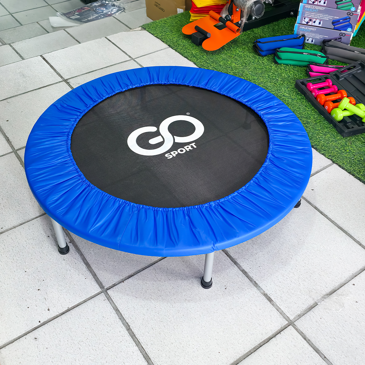 Trampolín Fitness Jumping Para Ejercicio – Diámetro 101.6 Cm Y Capacidad Hasta 150 Kg