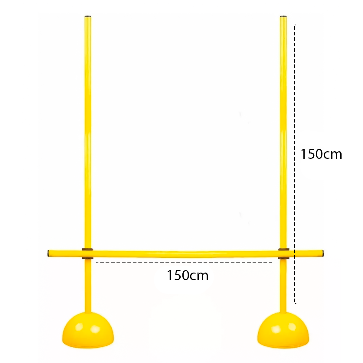 Valla De Agilidad Fija 150 Cm – Entrenamiento De Coordinación Y Velocidad Para Fútbol Y Deportes Funcionales