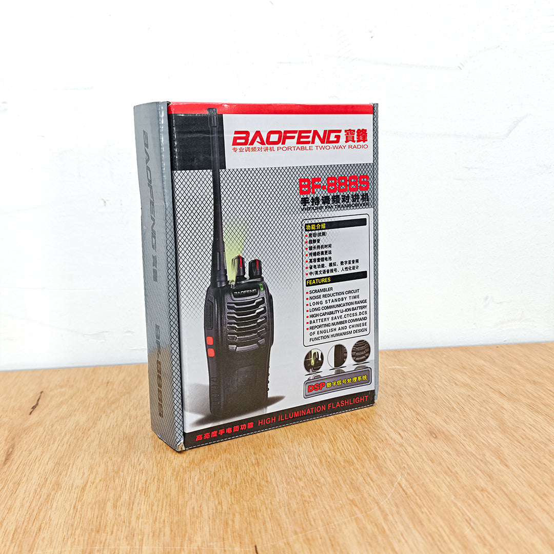 Walkie Talkie Baofeng BF-888S Recargable – Radio De 15 Canales Con Linterna Para Trabajo Y Seguridad