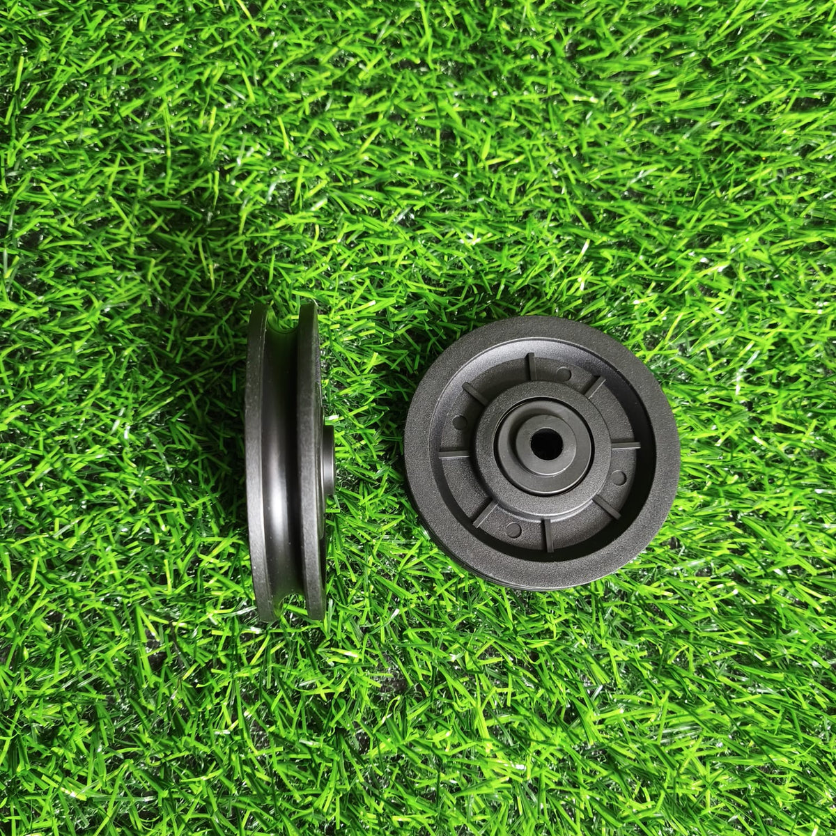Rueda De Polea Con Rodamiento 90mm Para Gimnasio – Repuesto De Nylon Para Cable O Cuerda De 10mm