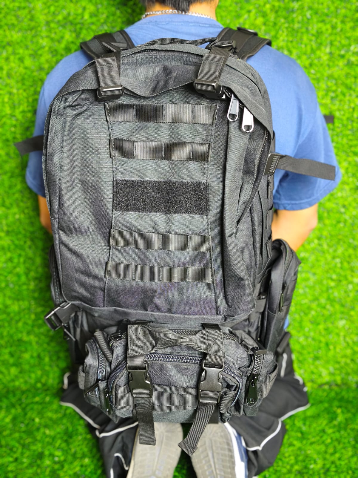 Mochila Táctica Militar Impermeable 50l – Para Camping, Senderismo Y Outdoor Con Múltiples Compartimentos