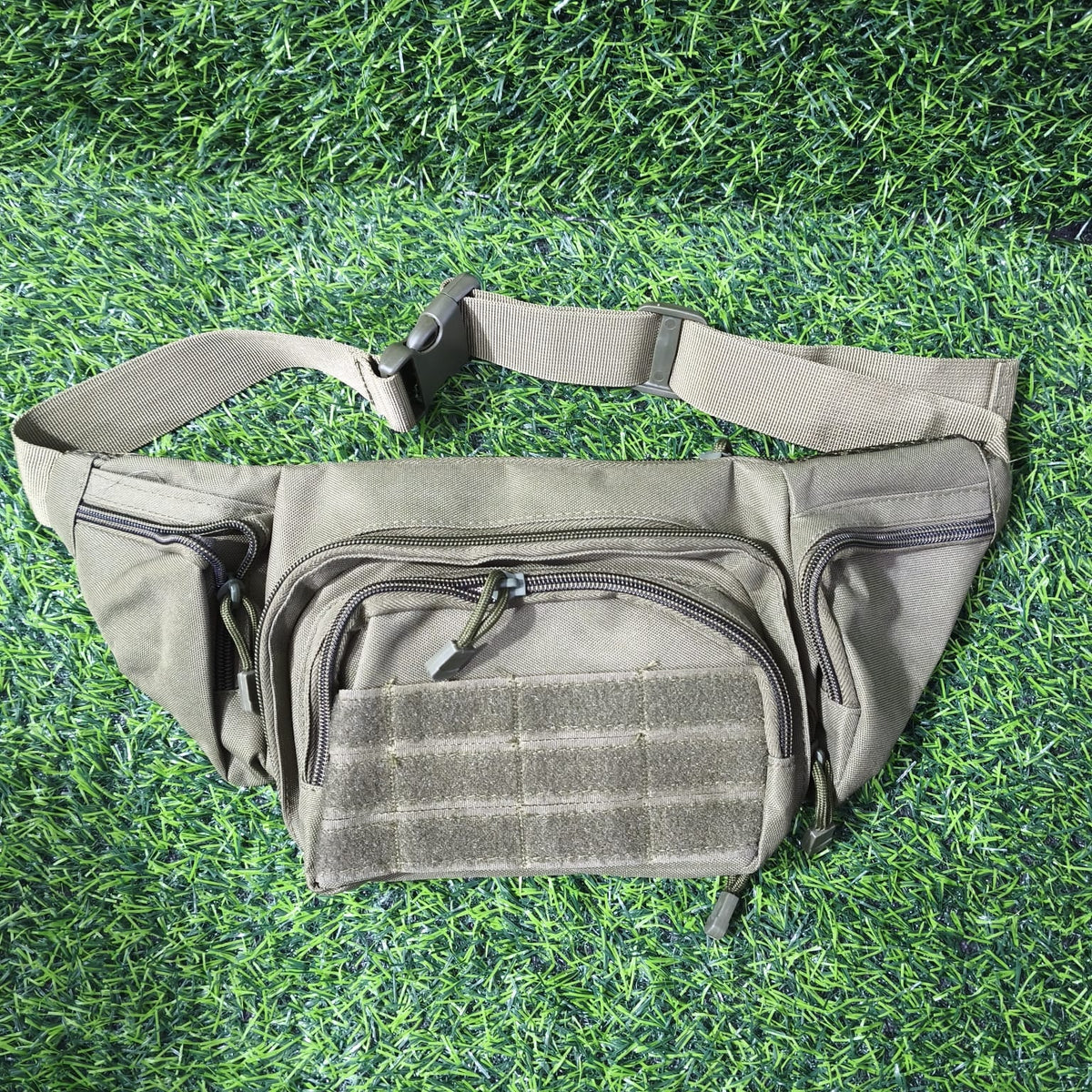 Riñonera Táctica Multiuso De Nylon 1000D – Bolso De Cintura, Pecho O Espalda Con Compartimento Reforzado