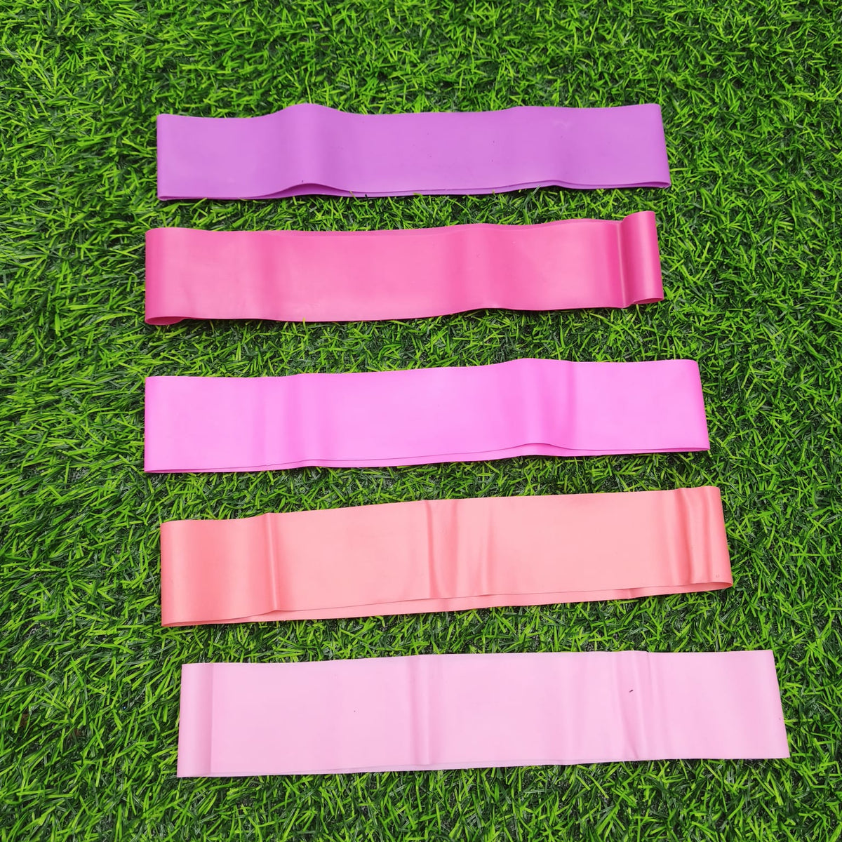 Set 5 Bandas Elásticas Cerradas De Resistencia – Mini Bands Para Glúteos, Piernas, Pilates Y Movilidad