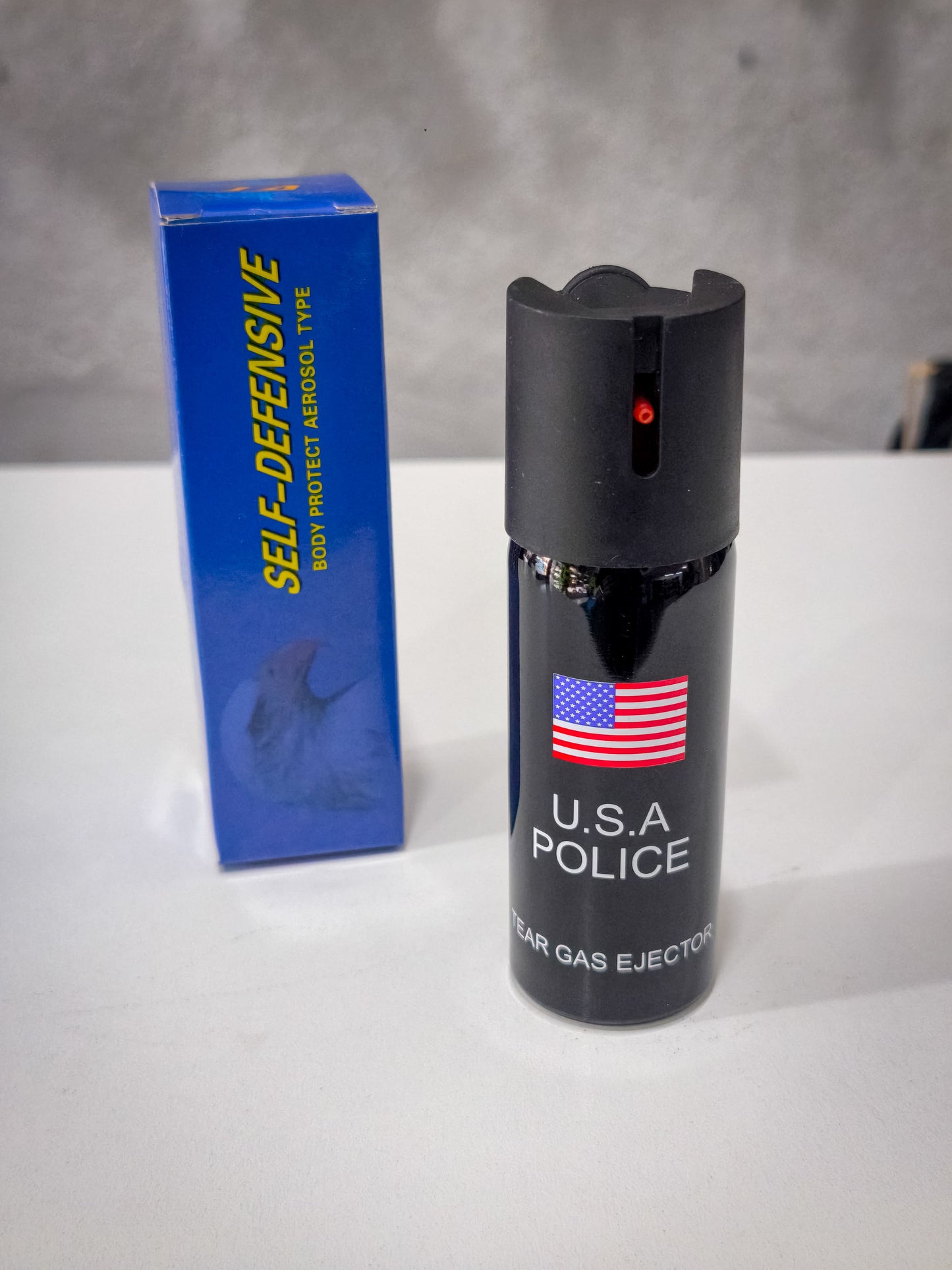 Gas Pimienta Aerosol De Defensa Personal Compacto De 60 Ml – Diseño Ultra Portátil Para Bolso De Mano Y Bolsillo