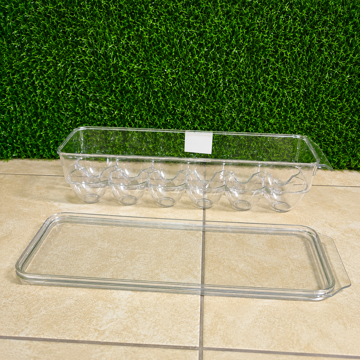 Organizador Contenedor De 12 Huevos Con Tapa – Transparente Apilable Y Sin BPA Para Refrigerador