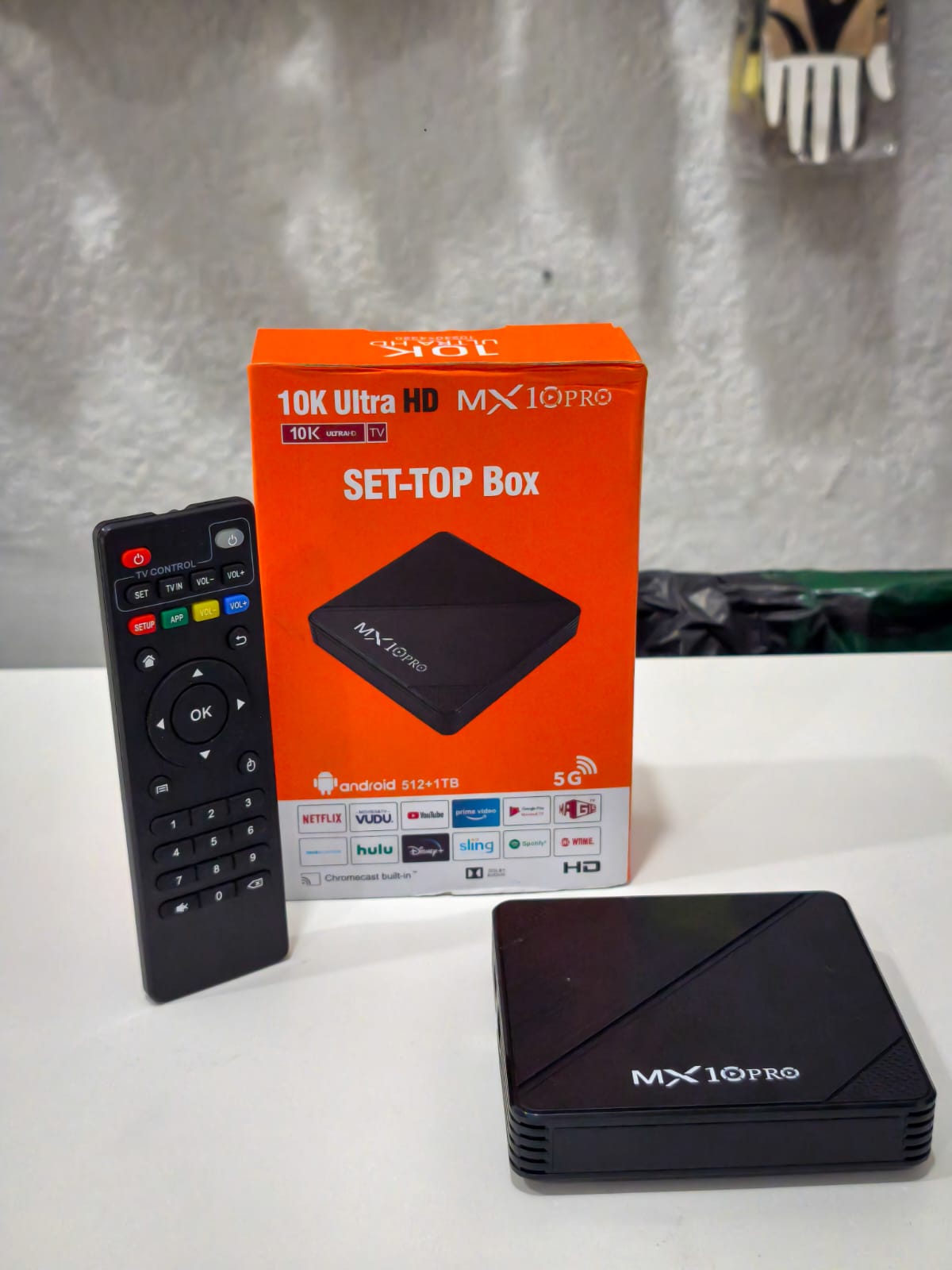 TV Box MX10 Pro Android 5G 1TB – Streaming 4K Ultra HD, Android 10, Wifi Dual Banda