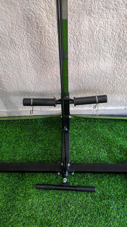 Jaula Rack Multifunción Con Polea Alta Y Baja, Dominadas Y Fondos – Estación Multifuncional De Entrenamiento Gym