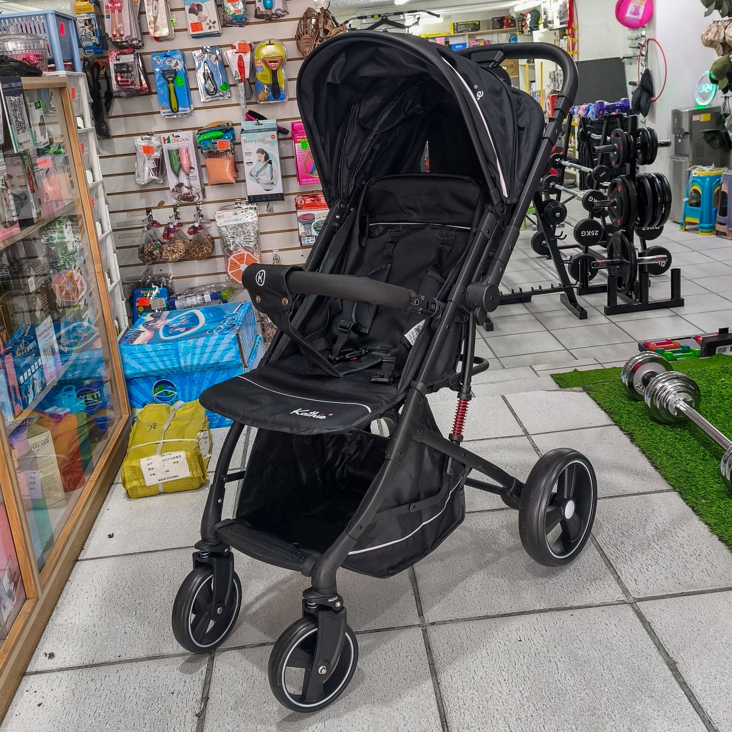 Coche Para Bebé Tipo Travel System – Cochecito Plegable Con Capota Extensible Y Arnés De Seguridad