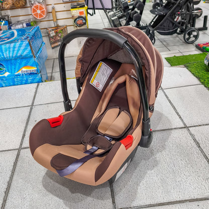 Silla Porta Bebé Para Auto Tipo Huevito – Asiento Infantil Con Arnés De Seguridad Y Asa Transportadora