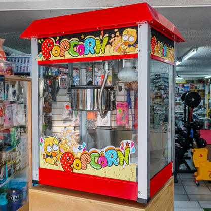 Máquina Canguilera Eléctrica – Máquina Para Palomitas De Maíz Profesional Para Hogar, Fiestas y Eventos