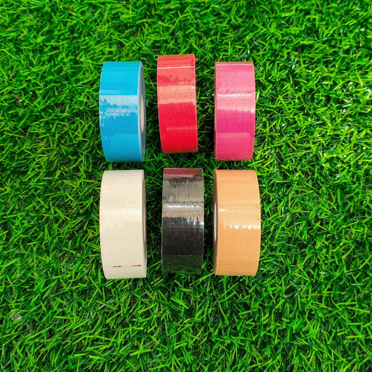 Cinta Kinesiológica Deportiva 5m – Algodón Elástico Adhesivo Sin Látex Resistente Al Agua Para Soporte Muscular