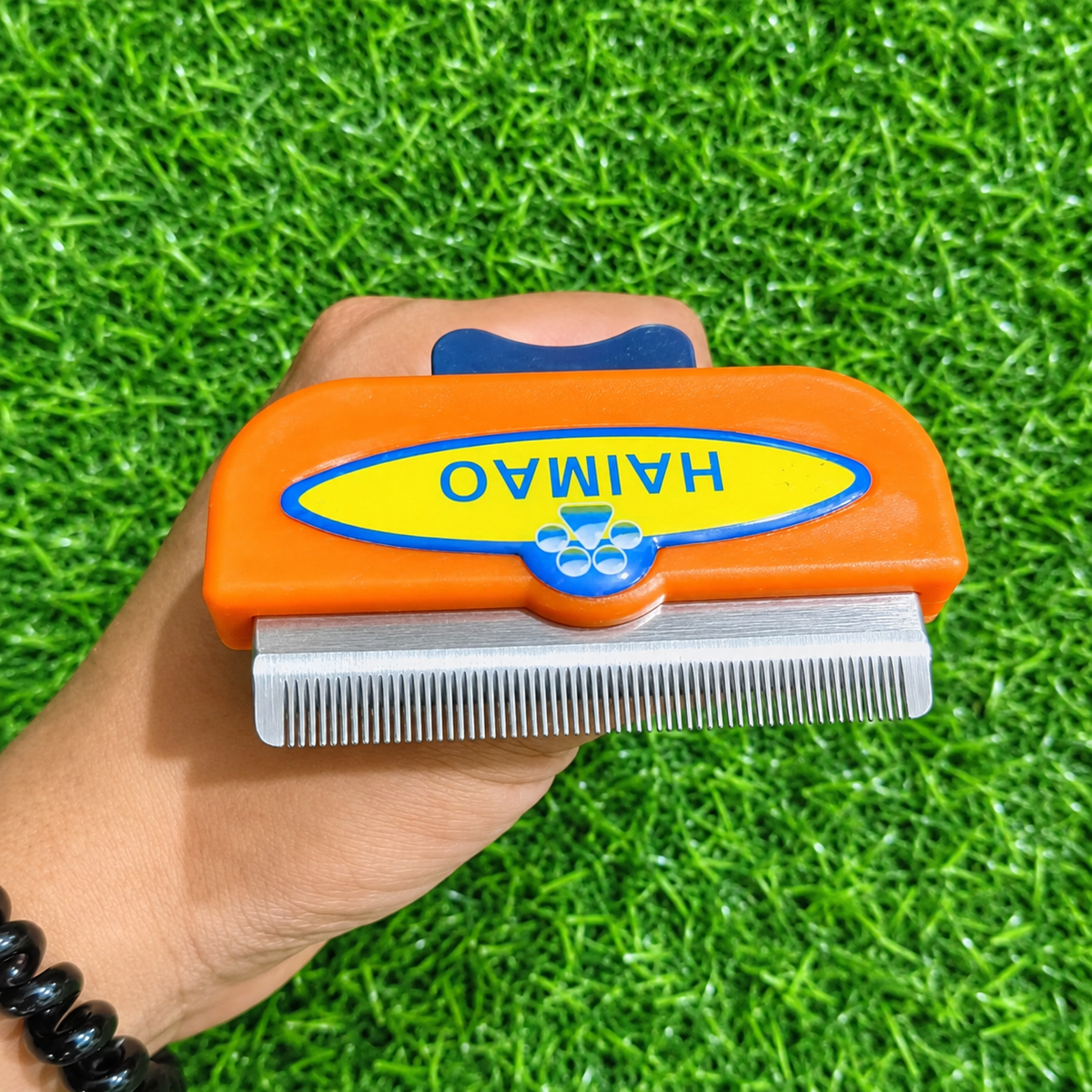 Peine Deslanador Para Mascotas Haimao – Cuchilla De Acero Inoxidable Para Eliminar Pelo Suelto En Perros Y Gatos De Pelo Largo O Corto
