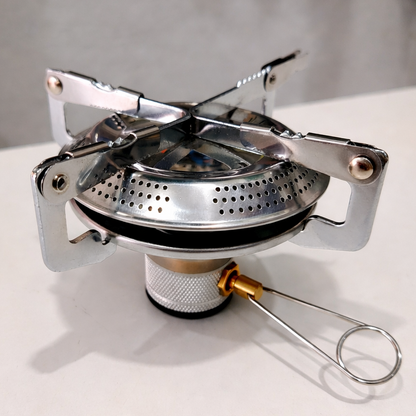 Estufa Cocina Portátil De Gas Para Camping – Quemador Compacto De Alta Potencia Con Control De Fuego