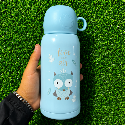Termo Infantil 500ml De Acero Inoxidable Con Sorbete – Botella Térmica Con Bolso Y Correa